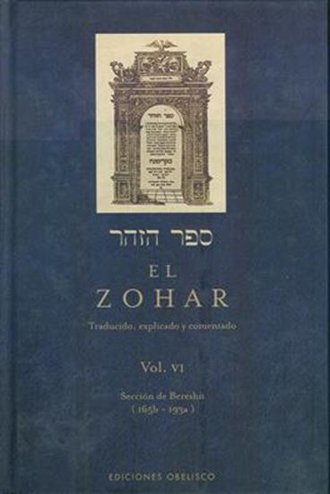 Imagen de EL ZOHAR VOL. VI