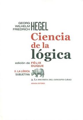 Imagen de CIENCIA DE LA LOGICA (2). LA LOGICA SUBJ