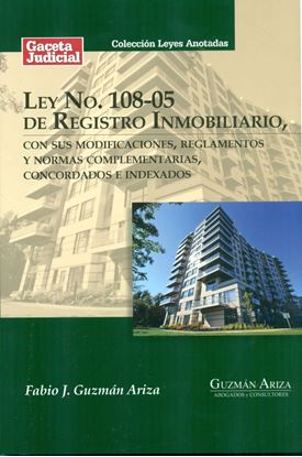 Imagen de LEY 108-05 DE REGISTRO INM. (TD) ACT