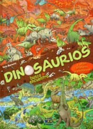 Imagen de DINOSAURIOS. BUSCA, ENCUENTRA Y COLOREA