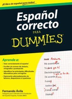 Imagen de ESPAÑOL CORRECTO PARA DUMMIES