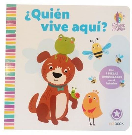 Imagen de QUIEN VIVE AQUI? APRENDER JUGANDO. LIBRO