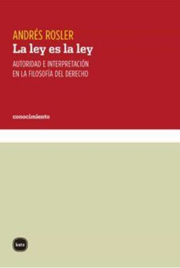 Imagen de LA LEY ES LA LEY