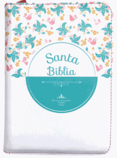 Imagen de SANTA BIBLIA RVR PJR FLORES/BLANCO