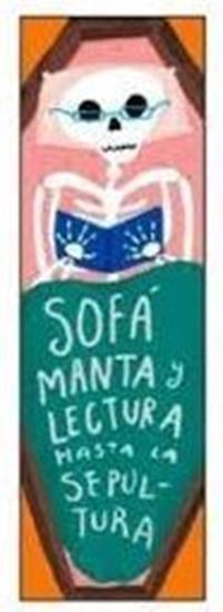 Imagen de MARCA PAGINAS SOFA, MANTA Y LECTURA HAST