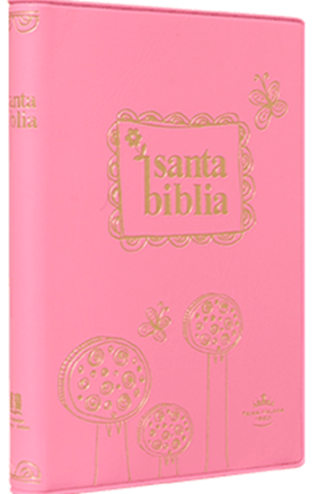 Imagen de SANTA BIBLIA RVR VINIL ROSA (MEDIANA)