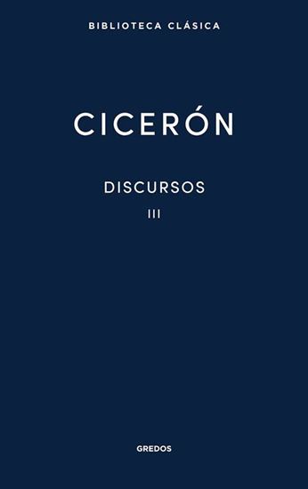 Imagen de DISCURSOS III (CICERON)