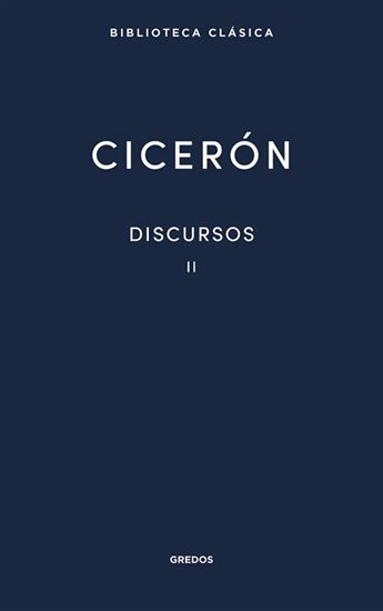 Imagen de DISCURSOS II (CICERON)