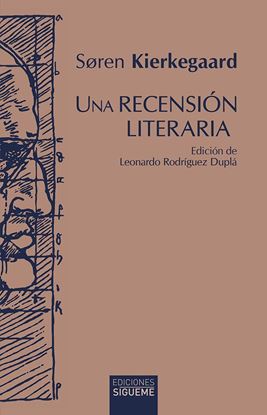 Imagen de UNA RECENSION LITERARIA