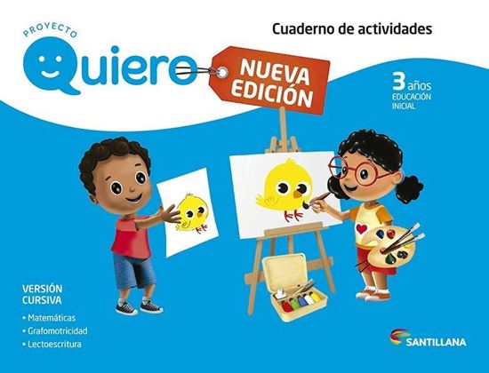 Imagen de CUADERNO QUIERO 3 AÑOS CURSIVA NUEVA EDI