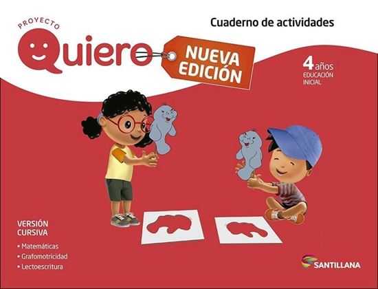 Imagen de CUADERNO QUIERO 4 AÑOS CURSIVA NUEVA EDI