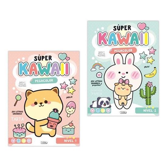 Imagen de SUPER PEGACOLOR KAWAI (2 TITULOS)