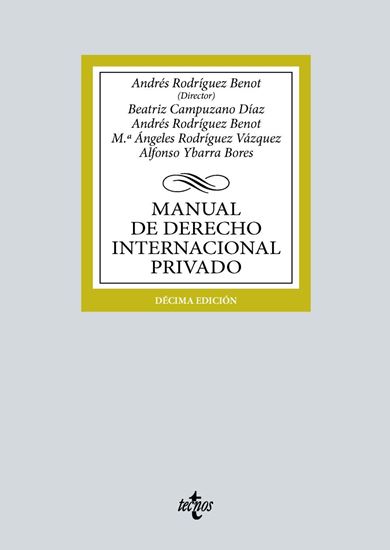 Imagen de MANUAL DE DERECHO INTERNACIONAL PRIVADO