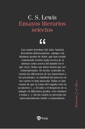 Imagen de ENSAYOS LITERARIOS SELECTOS