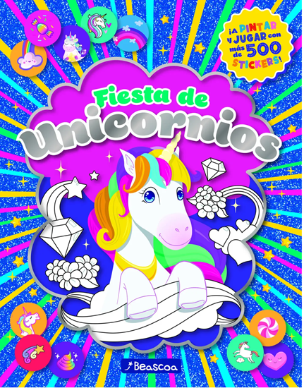 Imagen de FIESTA DE STICKERS +500 UNICORNIOS (32 P