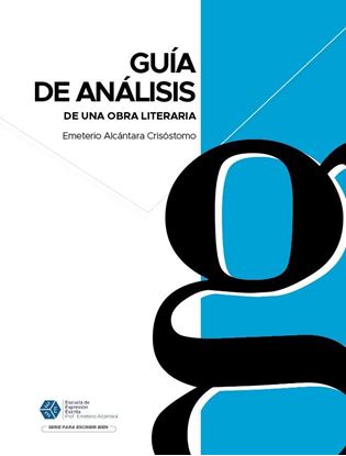 Imagen de GUIA DE ANALISIS DE UNA OBRA LITERARIA