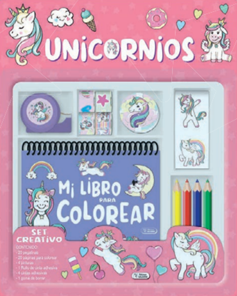 Imagen de SET CREATIVO – UNICORNIOS + PEGATINAS