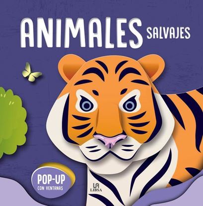 Imagen de ANIMALES SALVAJES.  POP-UP PARA APRENDER